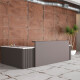 Porcelanato Gris Metálico Lapado 49X99Cm Piso Pared GAMAS DE GRIS