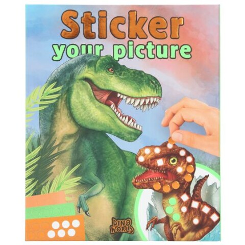 Libro con Láminas y stickers de Dinosaurios Libro con Láminas y stickers de Dinosaurios
