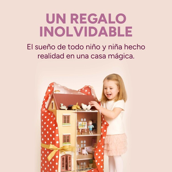 Juguete Casa Salon Fantail Tender Leaf Infantil Madera Niño Juguete Casa Salon Fantail Tender Leaf Infantil Madera Niño