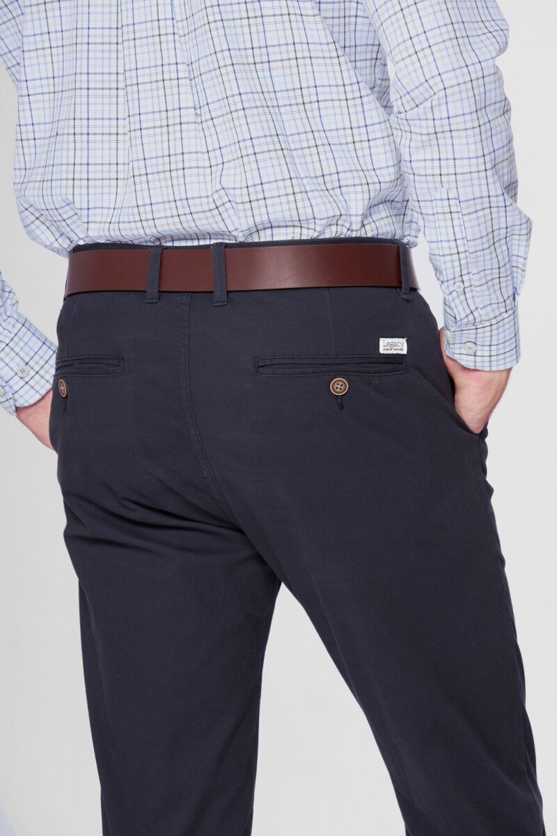 Pantalon spandex slim fit - Azul 