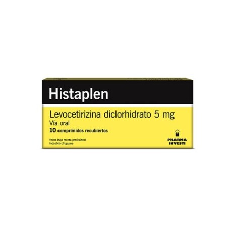 Histaplen 5mg X 10 Comprimidos | Antihistamínico Uso Diario Histaplen 5mg X 10 Comprimidos | Antihistamínico Uso Diario