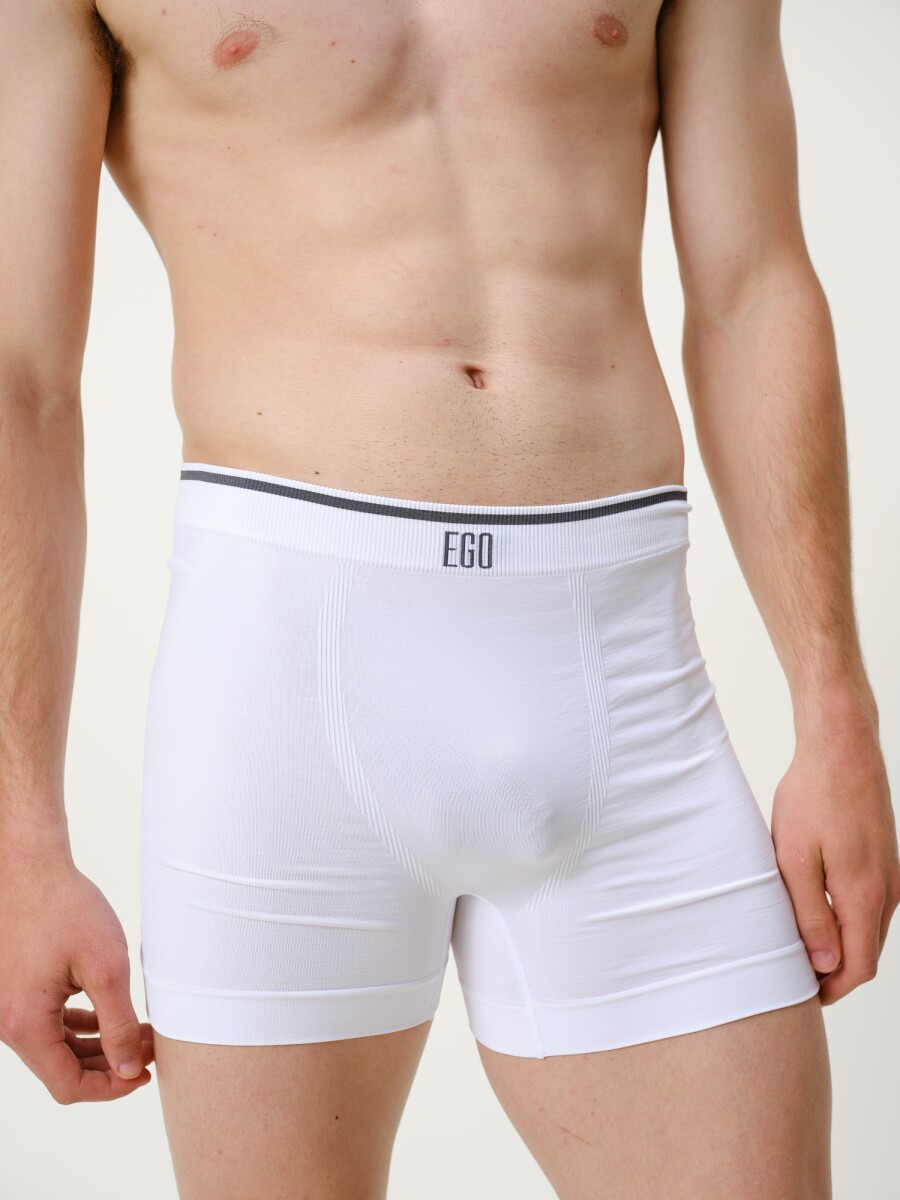 Boxer Sin Costuras Ego - Blanco 