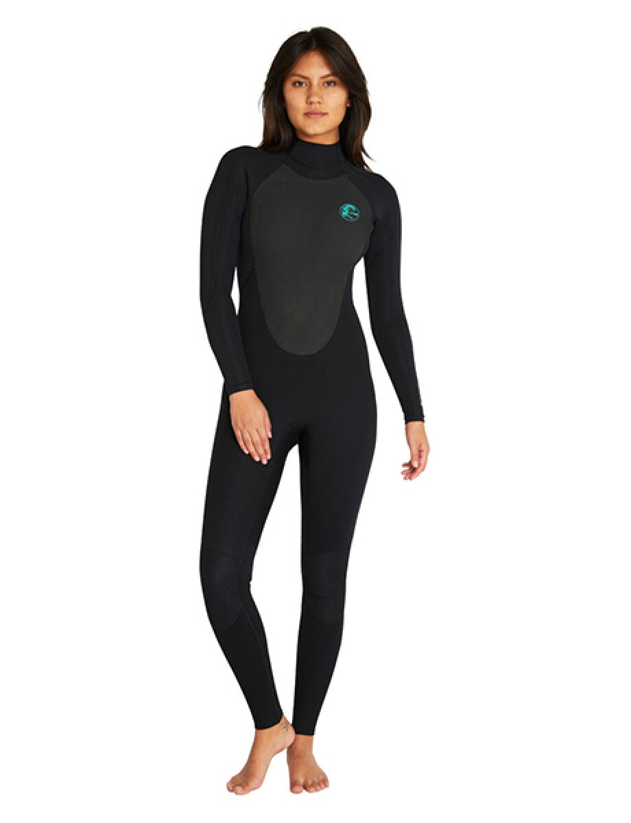 Focus Dama 3/2mm - Full Wetsuit Back Zip - Negro 