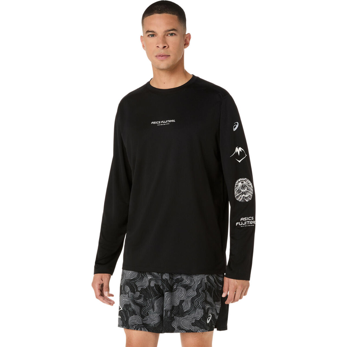 Polo Running Fujitrail Logo LS Top Hombre 