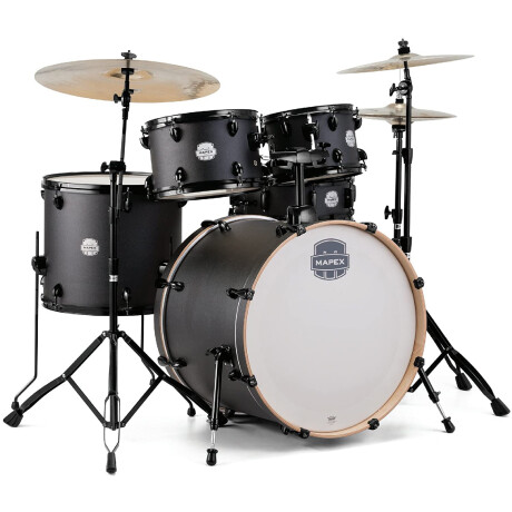 Batería Mapex Storm Black 5pcs Con Hardware Batería Mapex Storm Black 5pcs Con Hardware