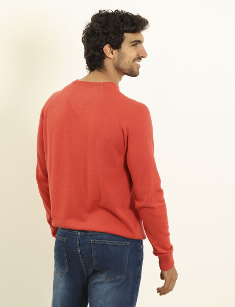 470450 SWEATER HARRINGTON LABEL Coral