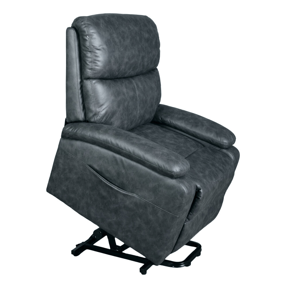 RECLINER C/LIFT 1 CUERPO TELA GRIS DUBLIN GRAFITO