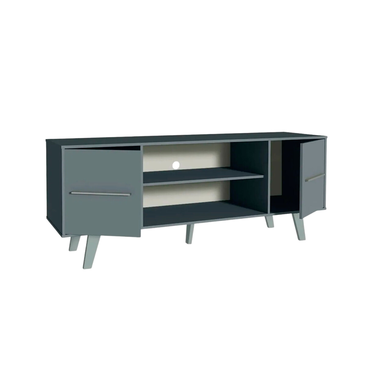 Rack Mueble TV Lumax Coppenhagen 136 cm Gris 