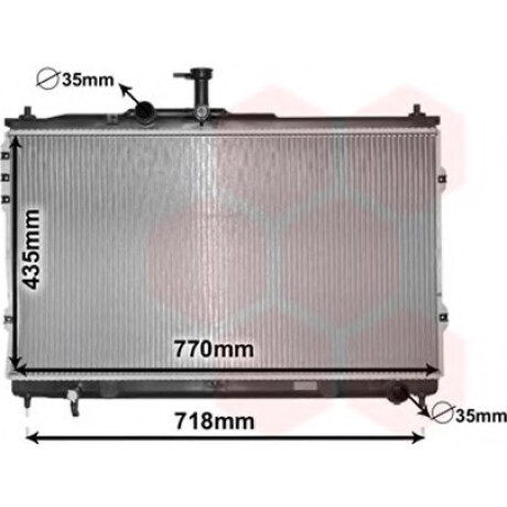 RADIADOR HYUNDAI H1 2.5 07/ - RADIADOR HYUNDAI H1 2.5 07/ -