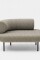 Sofá modular Pompidou 1C right Beige