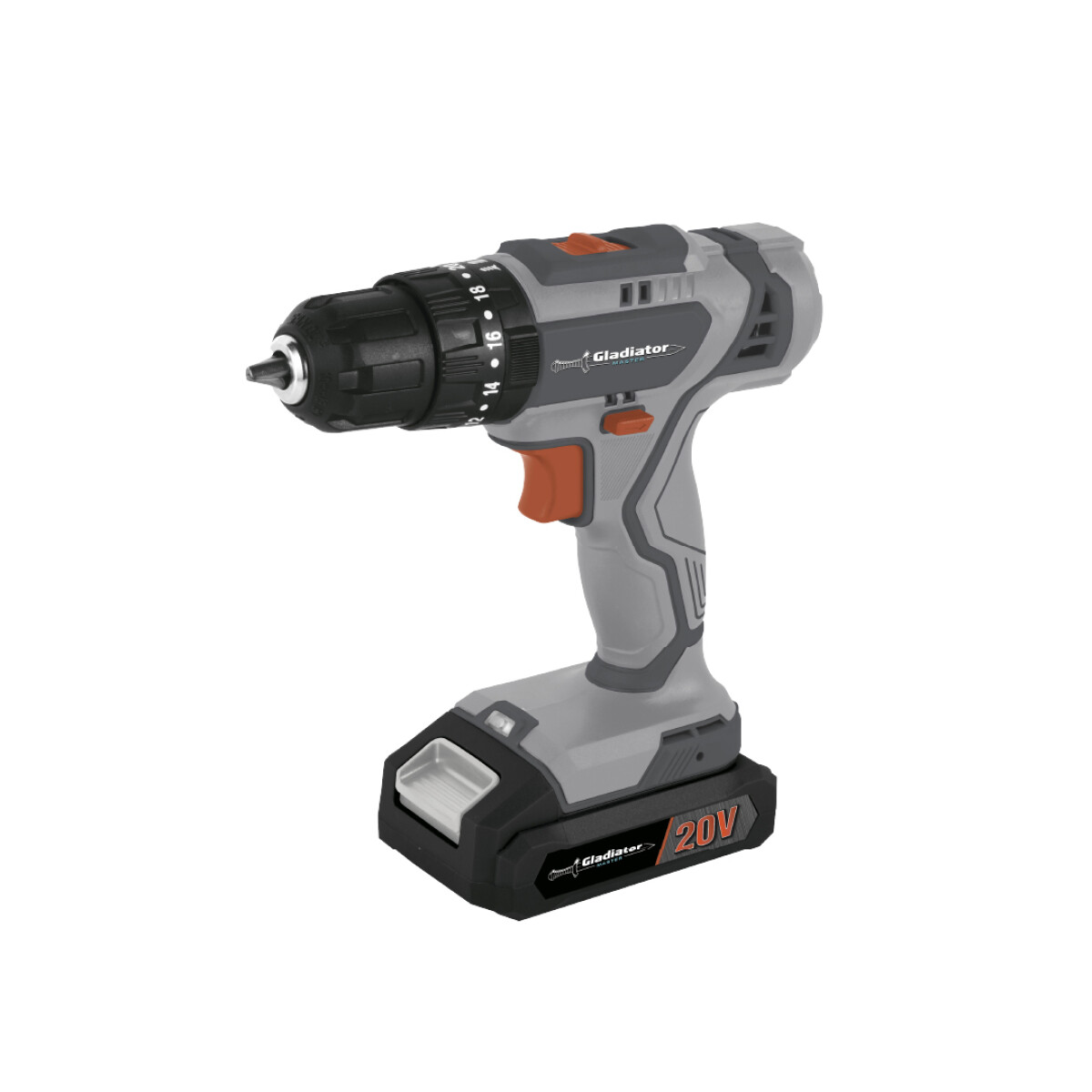 Taladro Gladiator Atornillador Percutor TPG613/1/20C1 - C/Bateria 