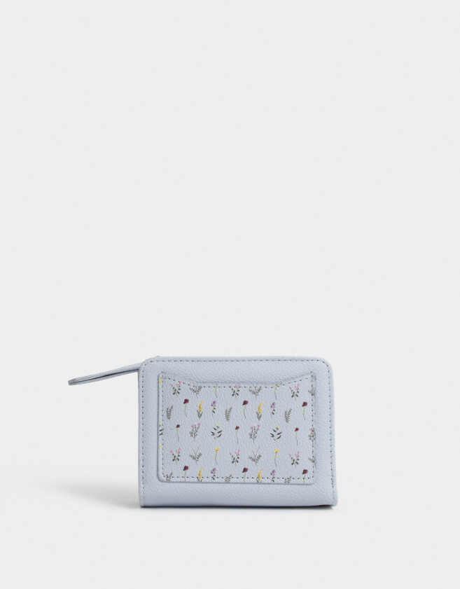 Billetera Billetera Cuerina Celeste - Azul Celeste