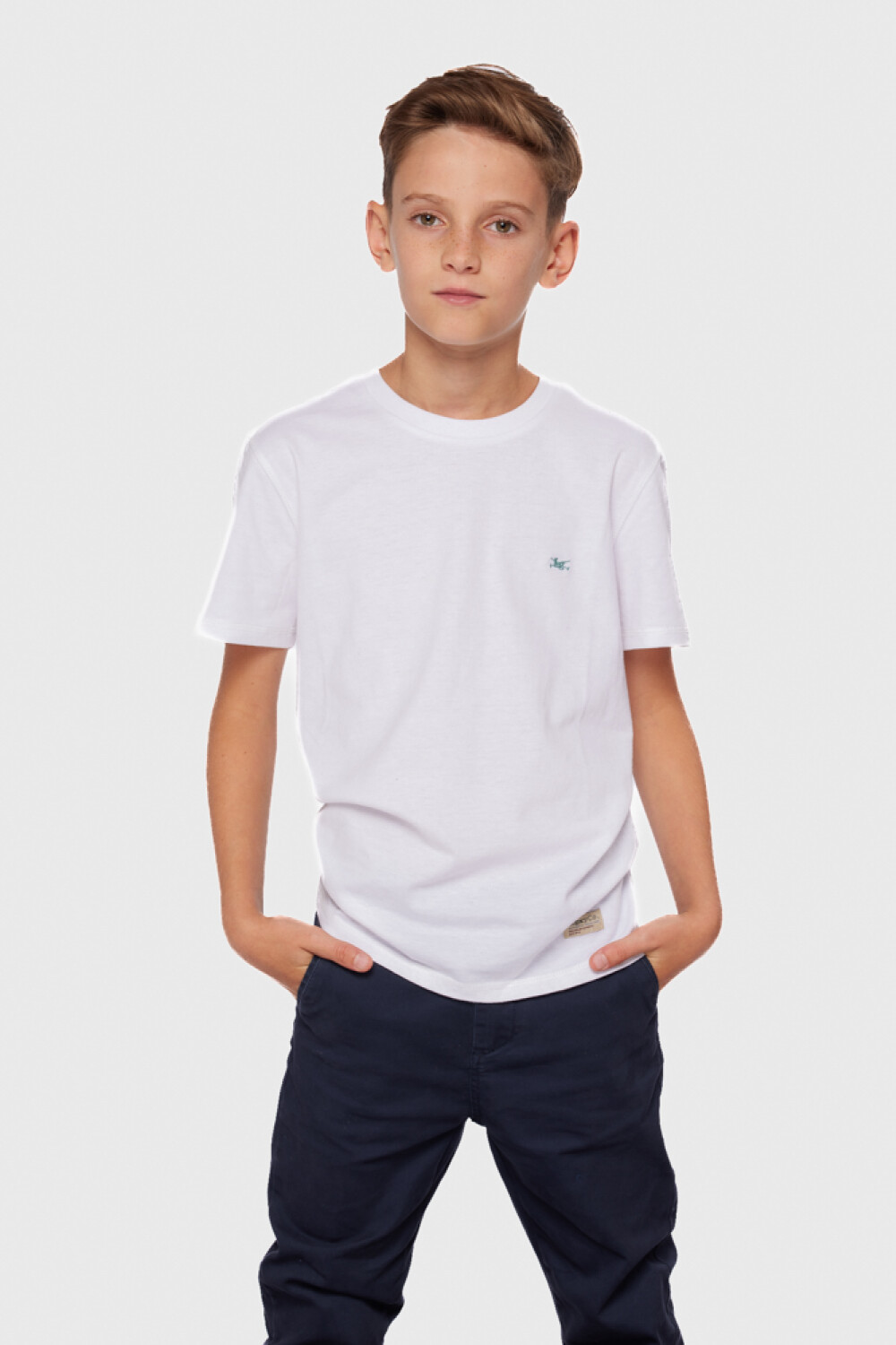 REMERA BÁSICA DE ALGODÓN Blanco
