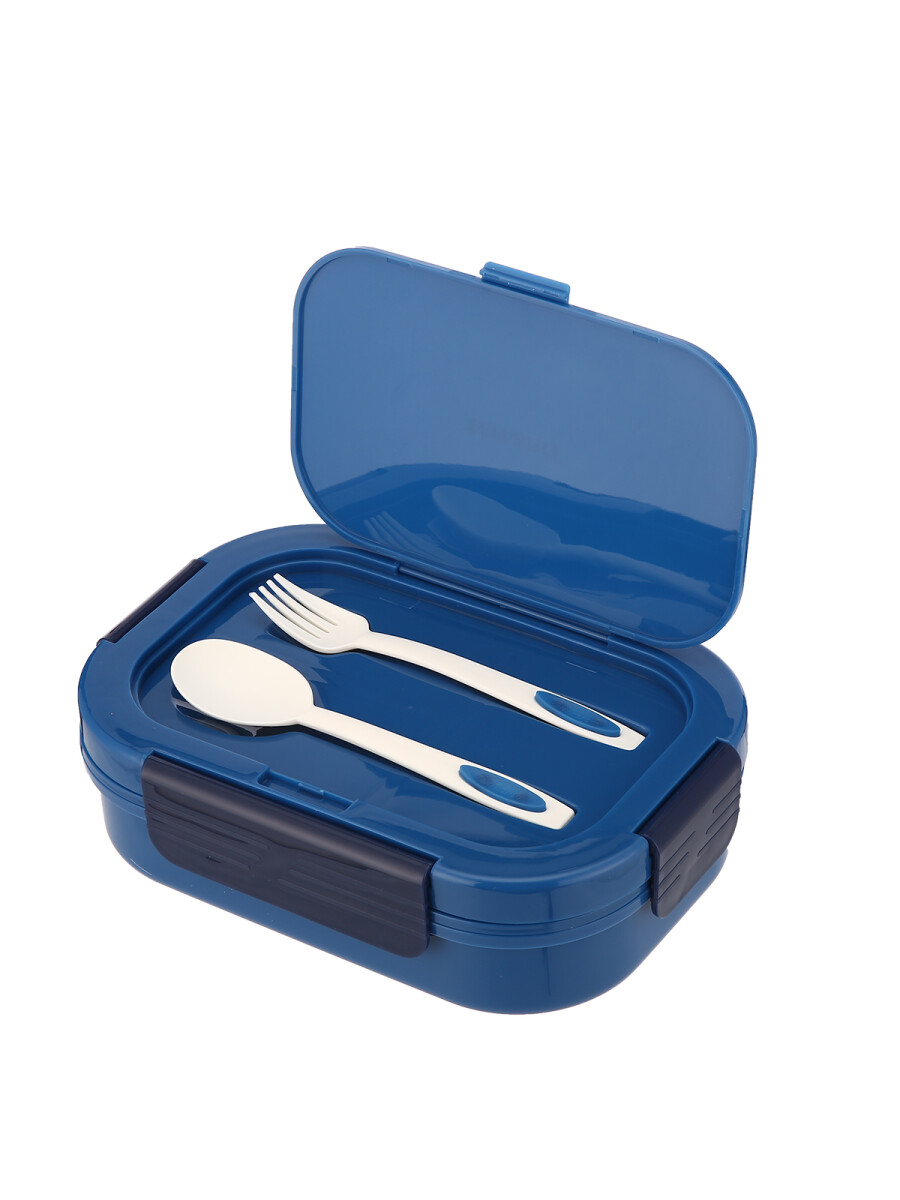 Pickbox Con Cubiertos Kids - Azul 