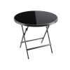 MESA RED AUXILIAR NEGRA PLEGABLE 60CM Unica