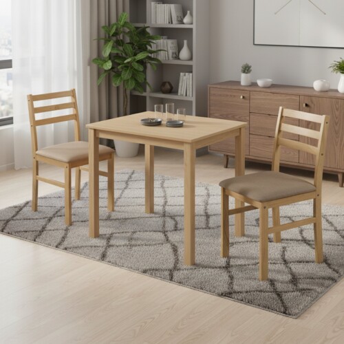 Juego de Comedor 2 sillas - New Starter Natural