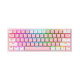Teclado Gamer Inalambrico Redragon Fizz Pro K616 60 Pink Teclado Gamer Inalambrico Redragon Fizz Pro K616 60 Pink