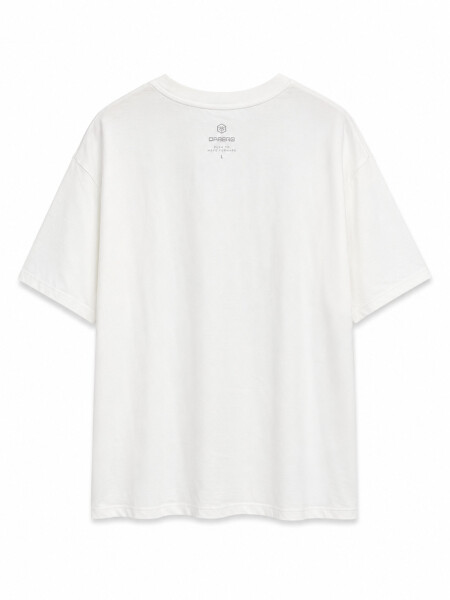REMERA NAUPLIA PRINTED II OFF WHITE