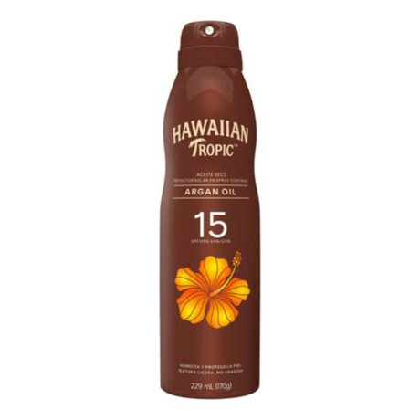 Protector Solar Hawaiian Tropic Aceite Seco en Spray Continuo FPS15 220ml Protector Solar Hawaiian Tropic Aceite Seco en Spray Continuo FPS15 220ml