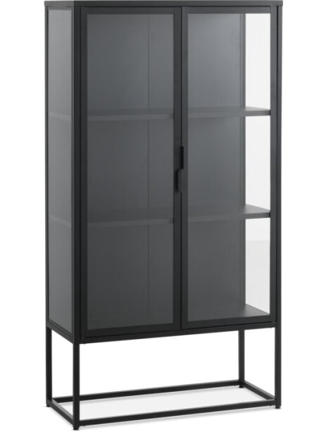 Vitrina VIRUM 2 puertas negro Vitrina VIRUM 2 puertas negro