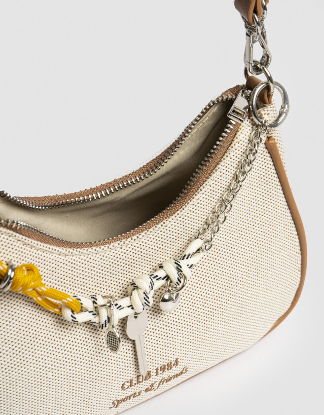 Bandoleras Bandolera Baguette Sport - Blanco Crudo