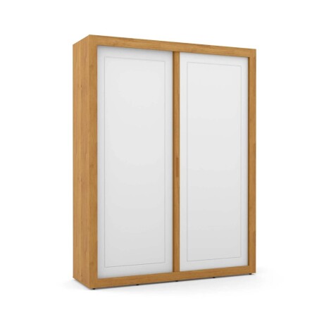 ROPERO 2 PUERTAS MDF-Y-MADERA BLANCO TUTTO