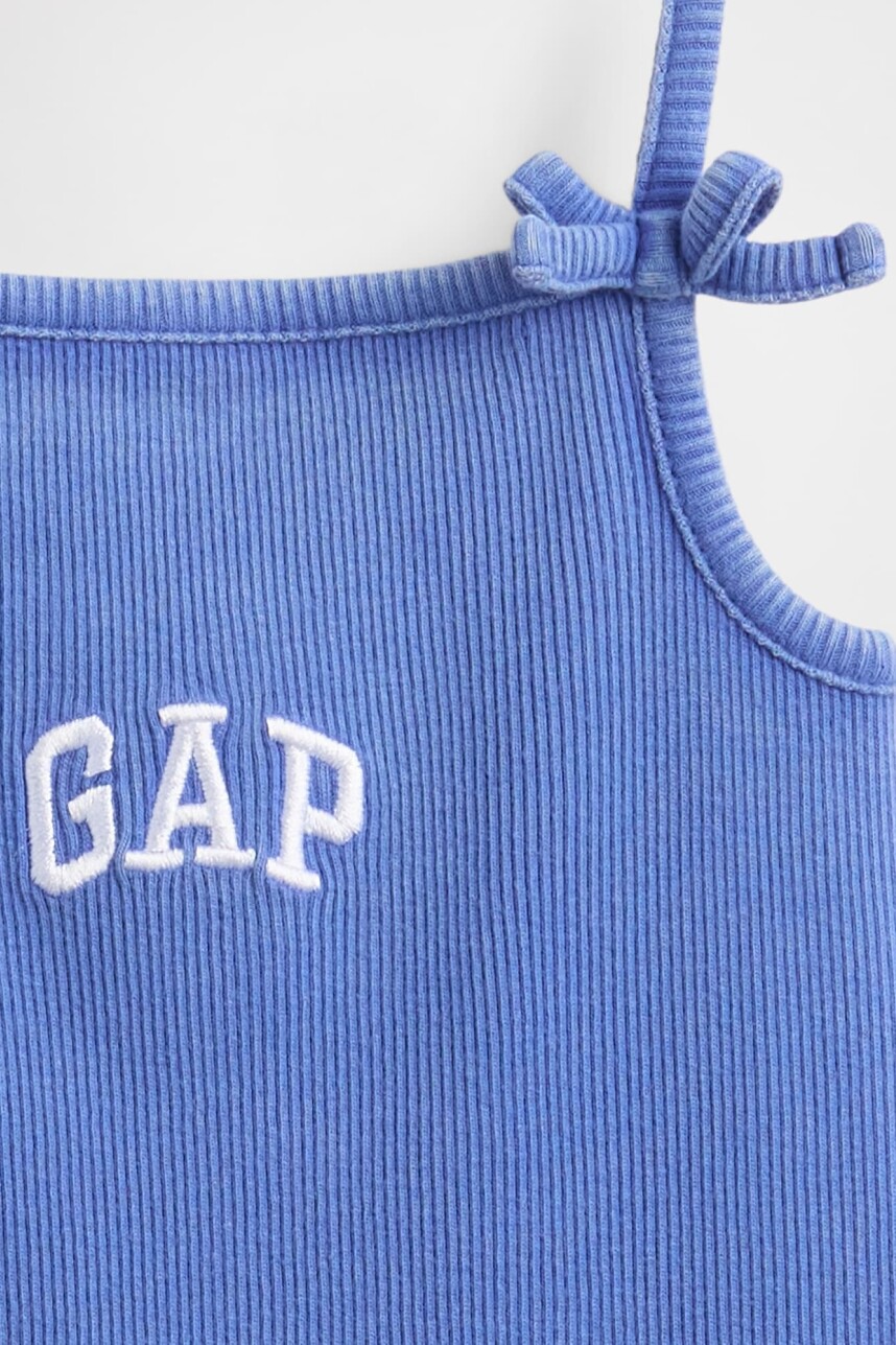 Vestido Logo Gap Toddler Niña Dazzling Blue V2