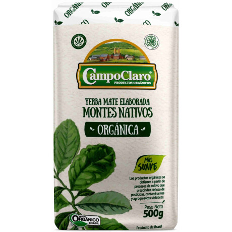 YERBA ORGANICA CAMPO CLARO 500G MONTES NATIVOS YERBA ORGANICA CAMPO CLARO 500G MONTES NATIVOS