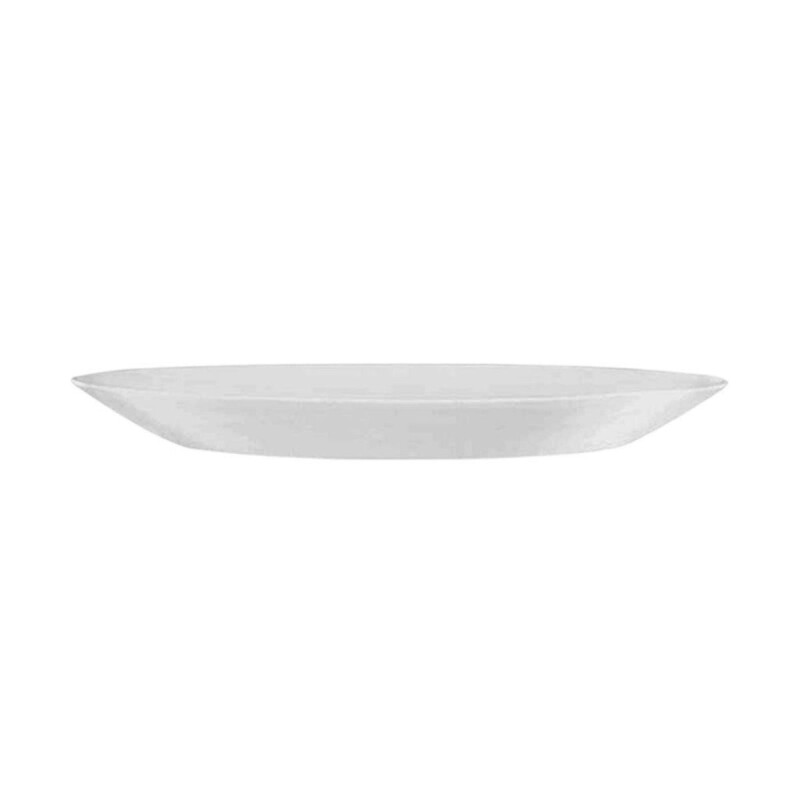 Plato llano 25cm Opalina BLANCO