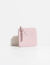 Tarjeteros Tarjetero Con Cierre - Rosa Claro
