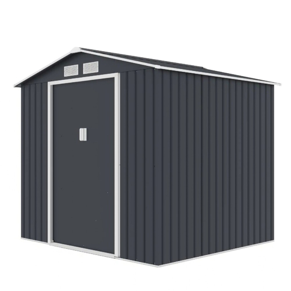 Galpón prefabricado Reforzado 2 Puertas ARCHER B Gris