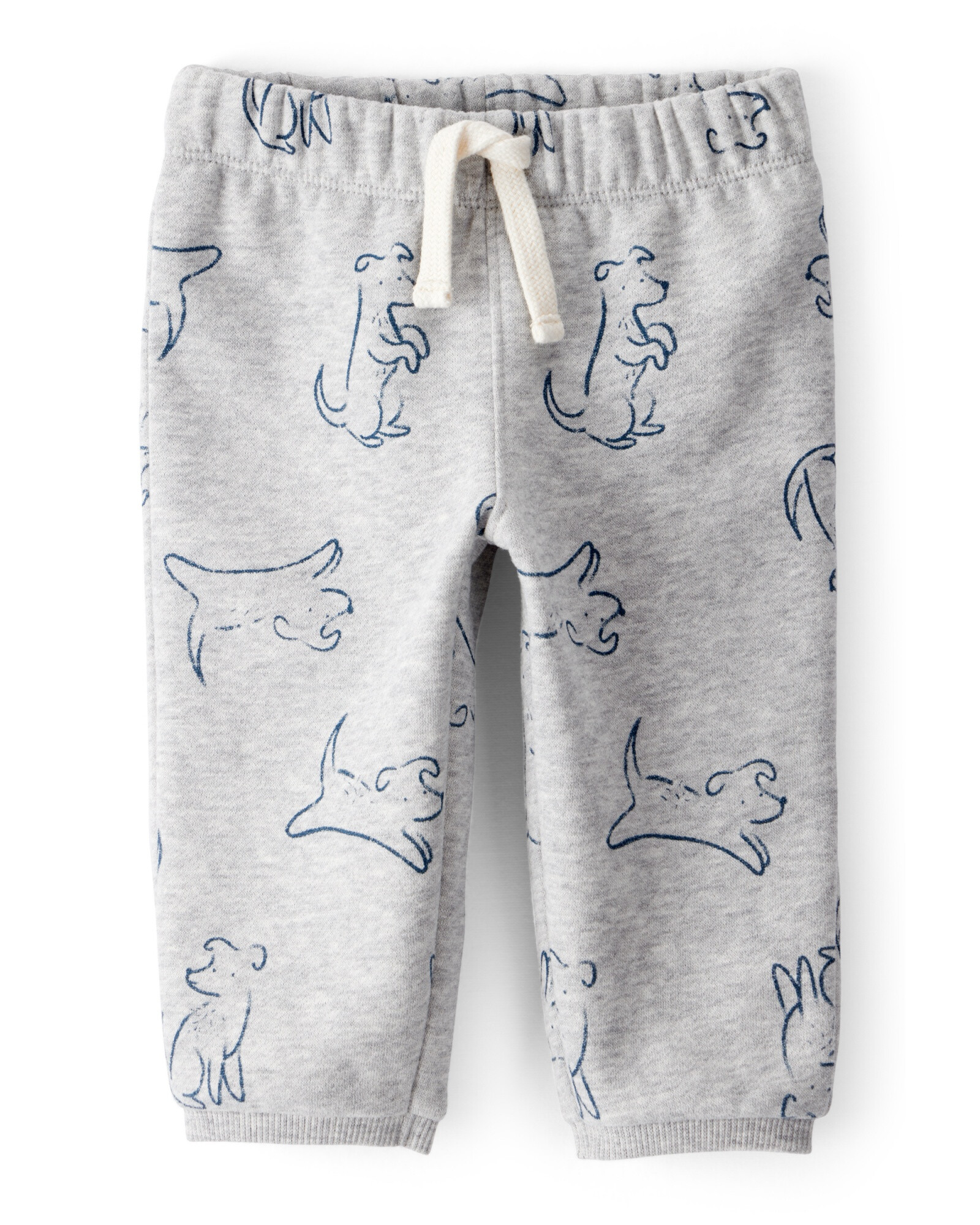 Pantalón deportivo de algodón, diseño perros Sin color