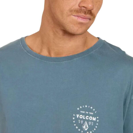 Remera Volcom Out Law Azul