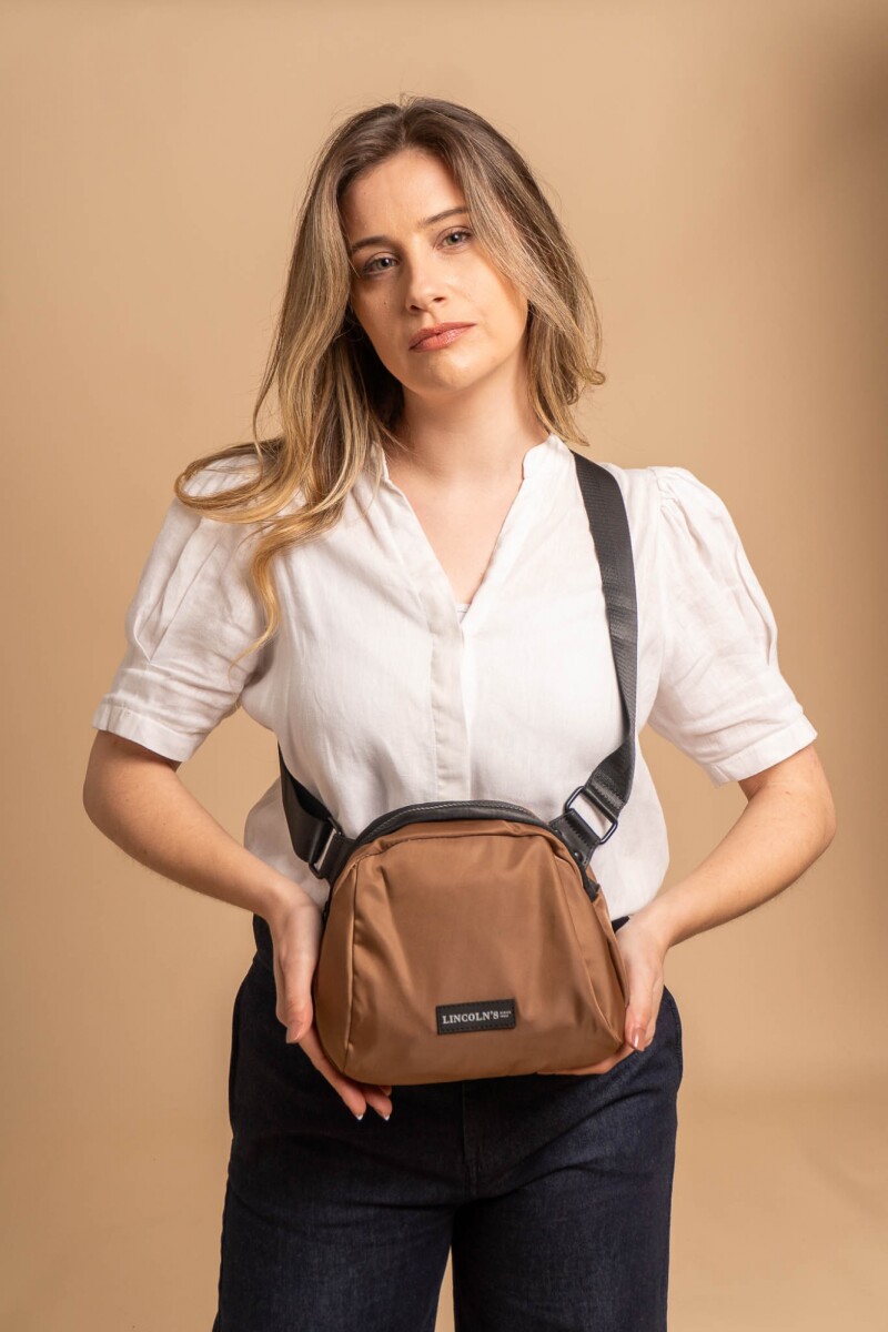 BANDOLERA MORRAL GINSENG - CACAO 