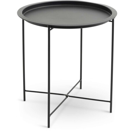 Mesa Auxiliar Randerup Ø47 Negro