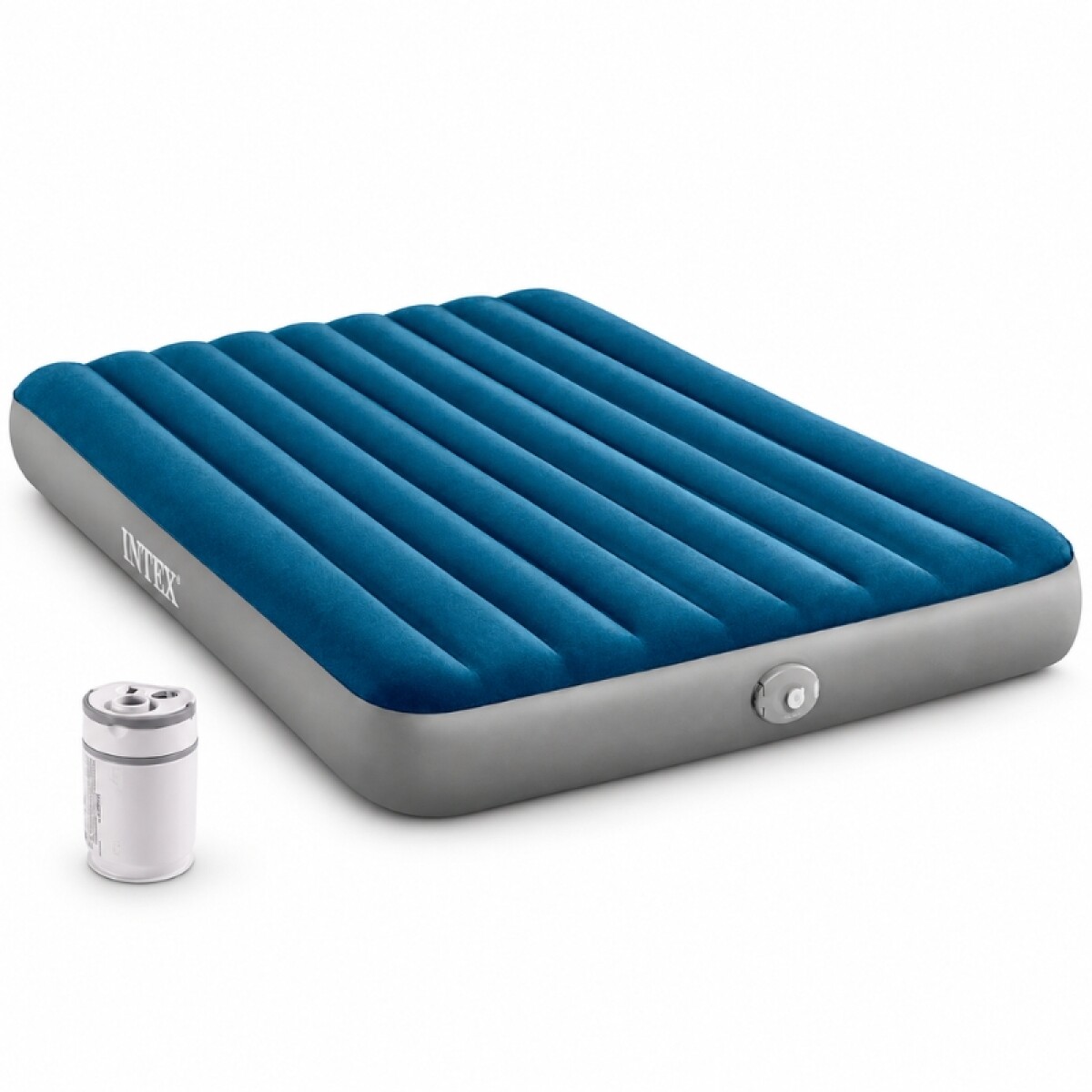 INTEX COLCHON DURA-BEAM PRESTIGE QUEEN 2 PLAZAS BOMBA RECARGABLE USB 