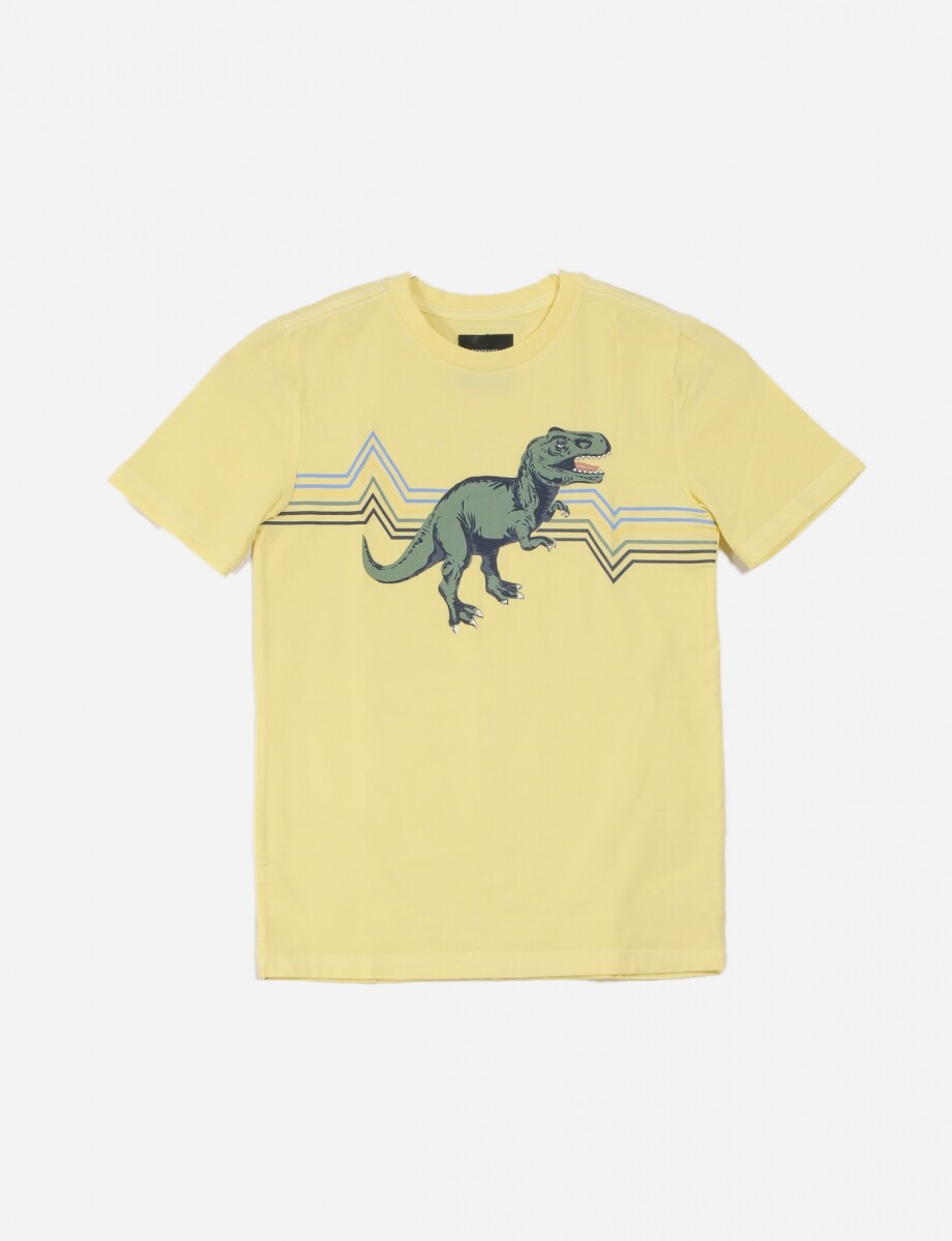 Remera T-REX - Amarillo 