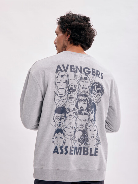 Buzo deportivo Avengers Gris