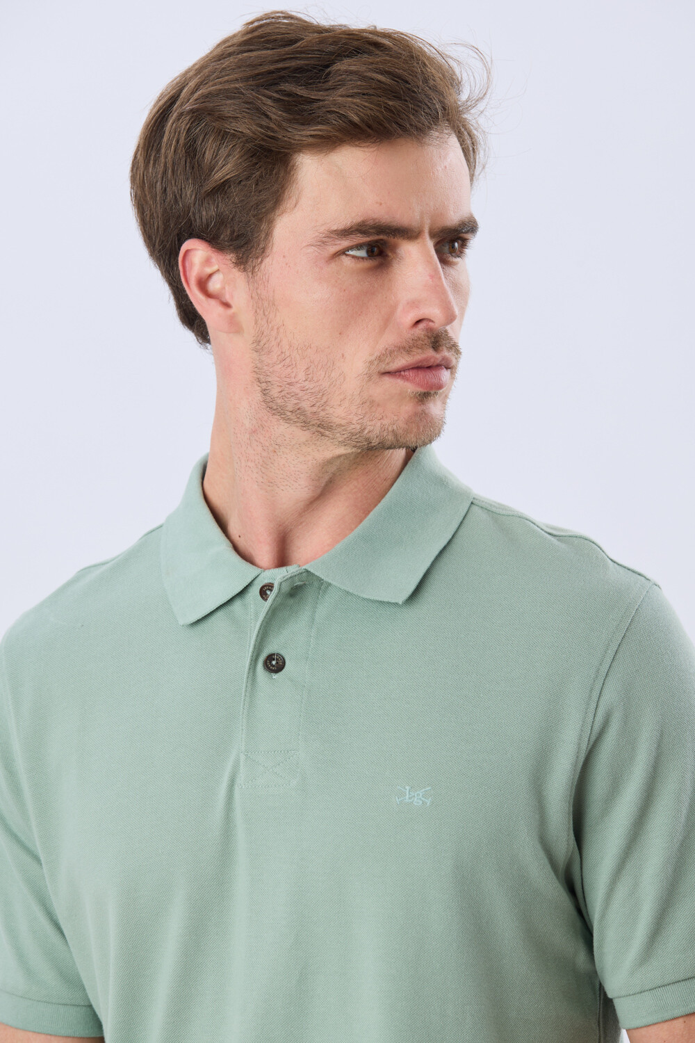 REMERA POLO LISA PIQUÉ Verde Claro