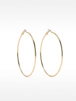 Aros Grandes Básicos dorado