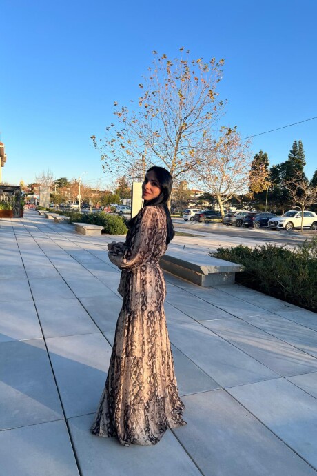 Vestido Tessa Animal Print