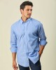 Camisa Sport Algodón Manga Larga Celeste Fantasia