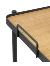 Carrito GANGSTED 2 estantes color roble/negro Carrito GANGSTED 2 estantes color roble/negro