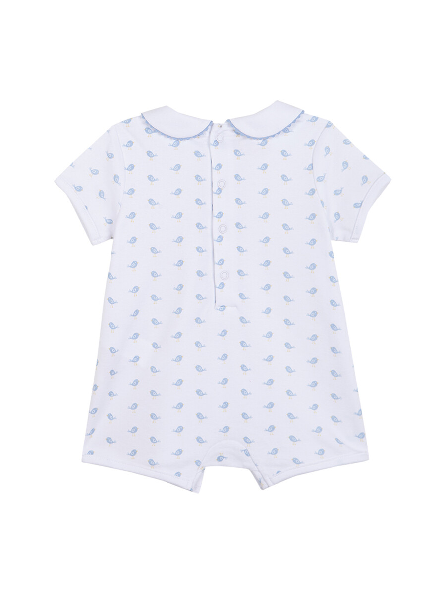Pijama De Bebe Corto Gris