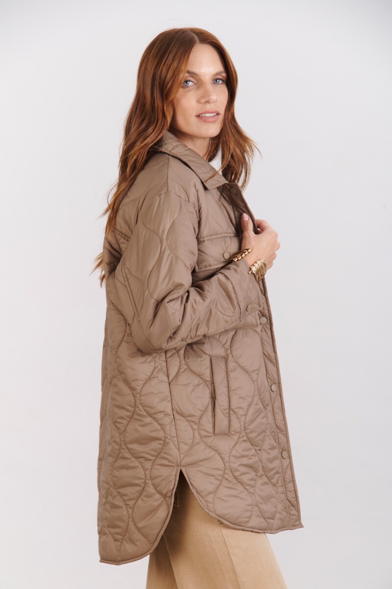 CHAQUETON MATELASSE BEIGE