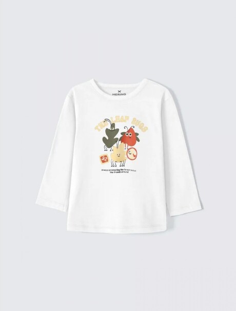 BUZO INFANTIL CON ESTAMPA BEIGE