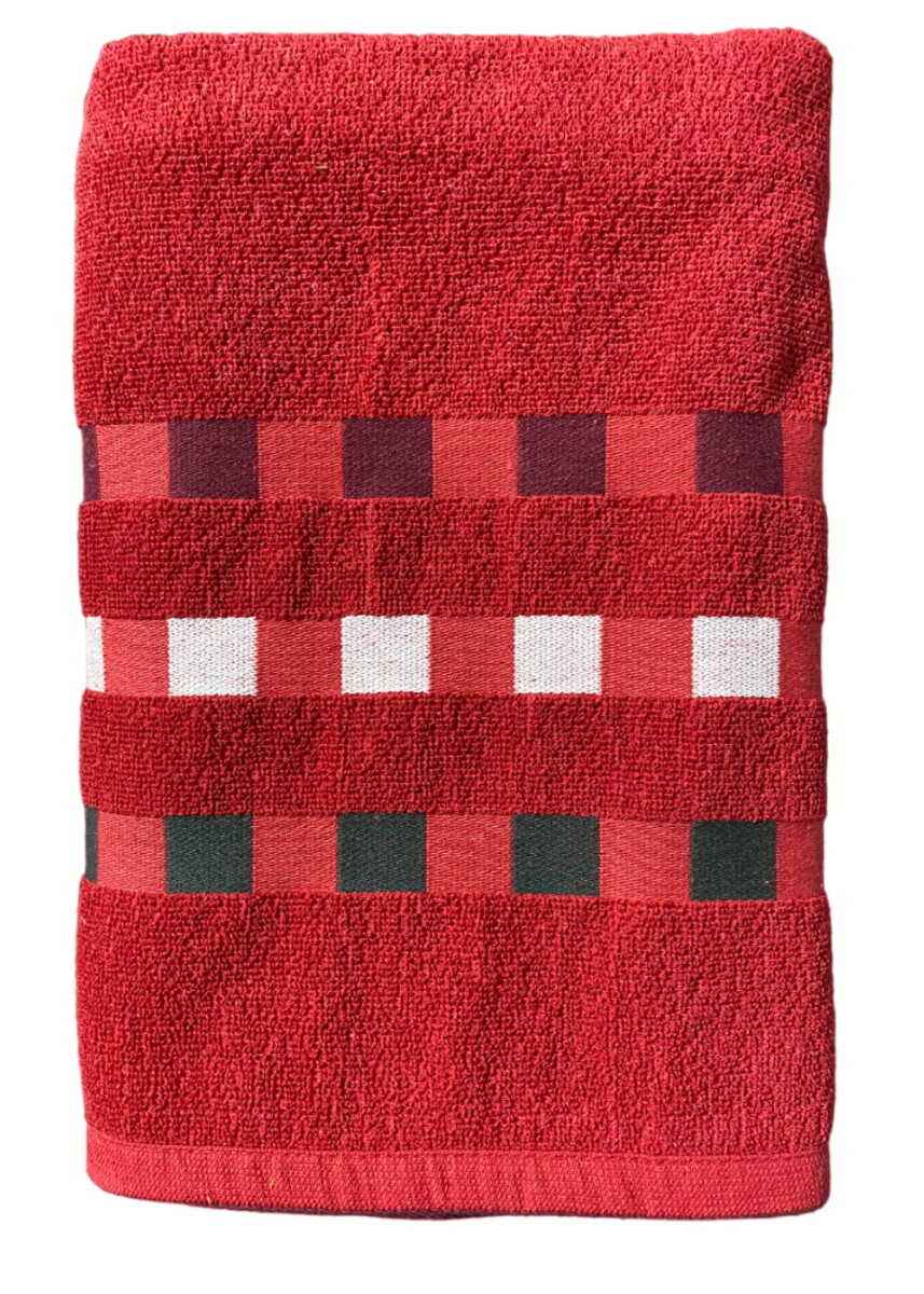 Toalla Baño 75x150 cm - Roja 