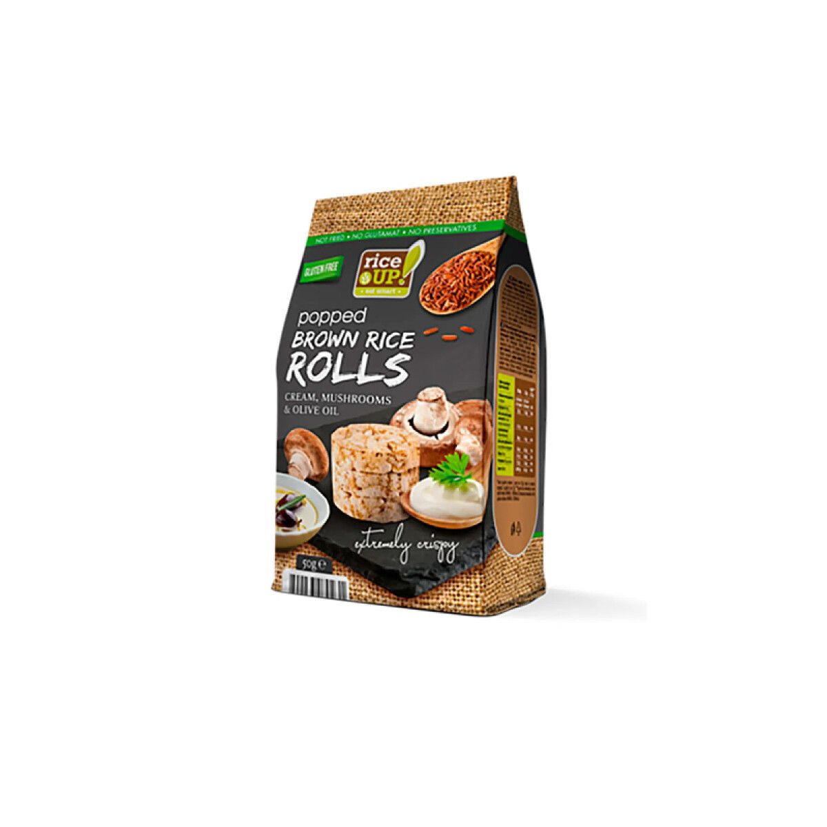Galletas De Arroz Crema Y Cebolla Sin Gluten Rice Up 50g 