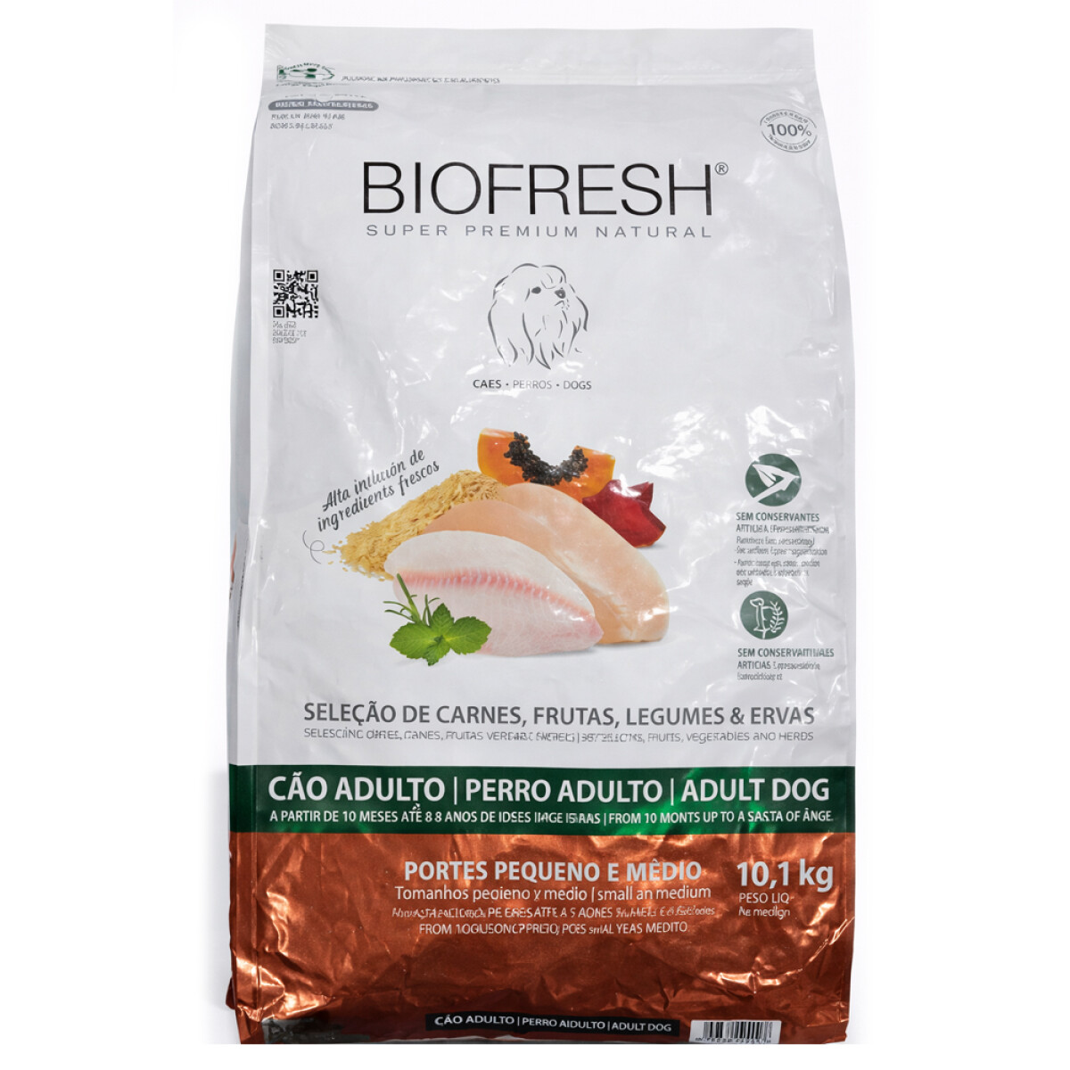 ALIMENTO DE PERRO BIOFRESH 10KG ADULTO RAZA MEDIANA 