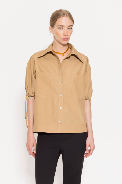 CAMISA VALENCIA Camel